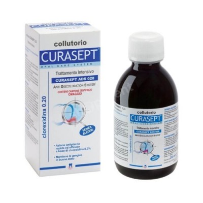 CURASEPT ADS 220 - Płyn do płukania jamy ustnej z chlorheksydyną 0.20% 200 ml